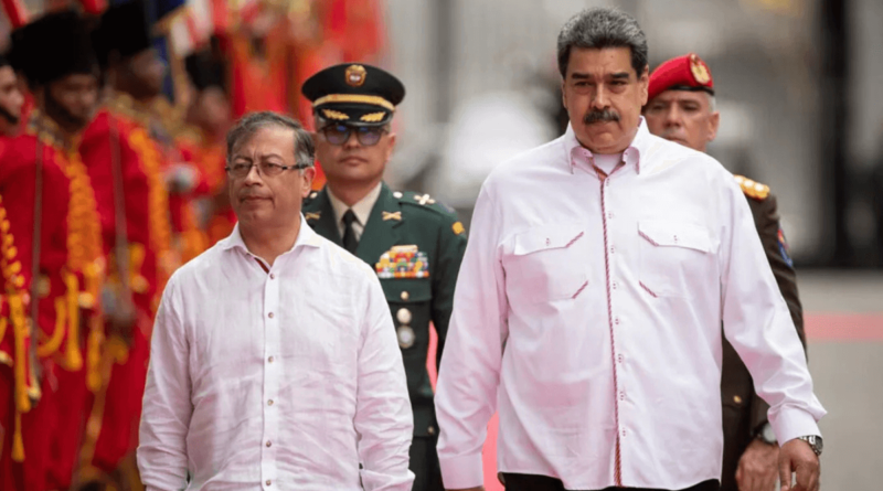 Nicolás Maduro y Gustavo Petro