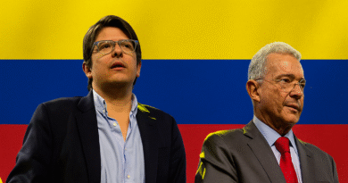 Miguel Uribe y Álvaro Uribe