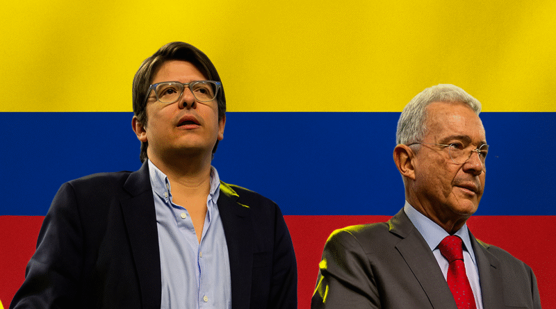 Miguel Uribe y Álvaro Uribe